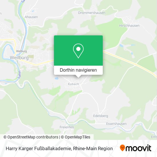 Harry Karger Fußballakademie Karte