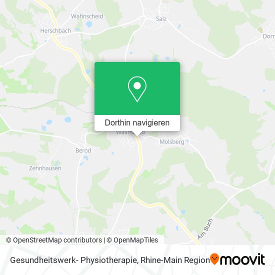 Gesundheitswerk- Physiotherapie Karte