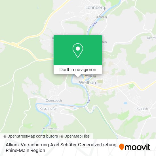 Allianz Versicherung Axel Schäfer Generalvertretung Karte
