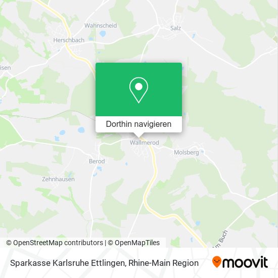 Sparkasse Karlsruhe Ettlingen Karte