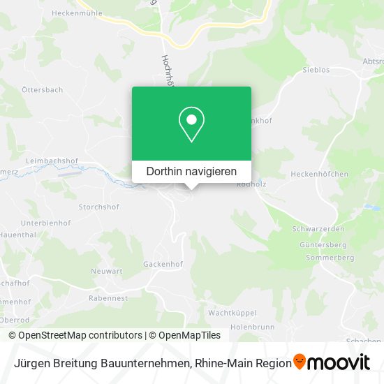 Jürgen Breitung Bauunternehmen Karte