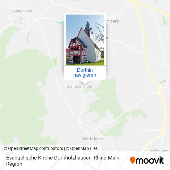 Evangelische Kirche Dornholzhausen Karte