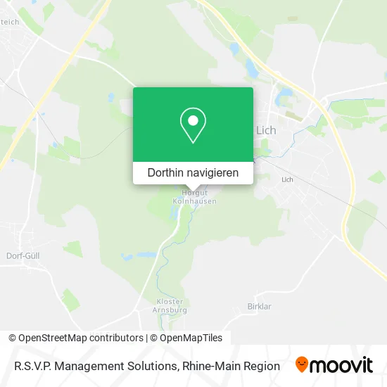 R.S.V.P. Management Solutions Karte