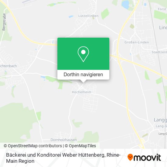 Bäckerei und Konditorei Weber Hüttenberg Karte