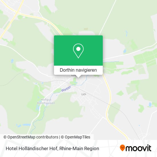 Hotel Holländischer Hof Karte