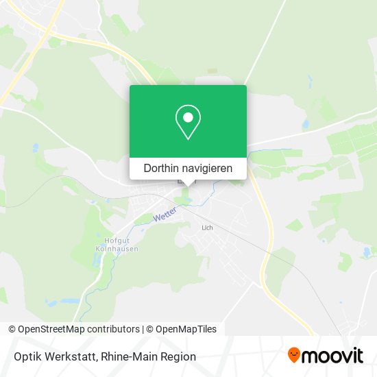 Optik Werkstatt Karte