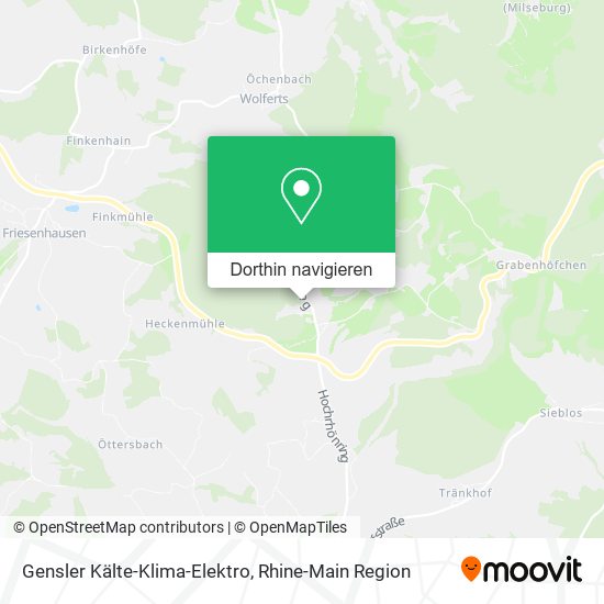 Gensler Kälte-Klima-Elektro Karte
