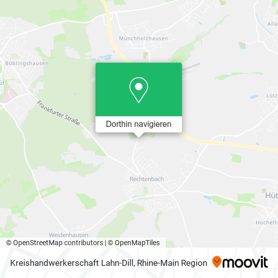 Kreishandwerkerschaft Lahn-Dill Karte