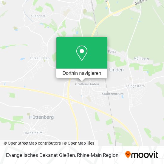 Evangelisches Dekanat Gießen Karte