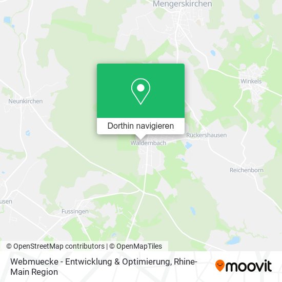 Webmuecke - Entwicklung & Optimierung Karte