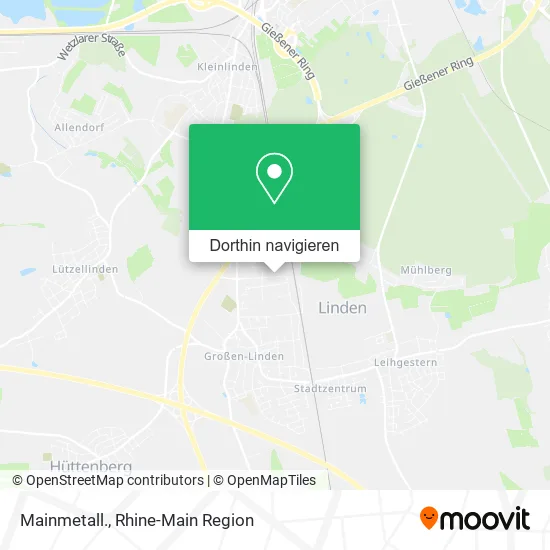 Mainmetall. Karte