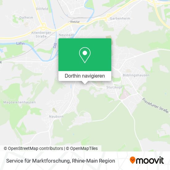 Service für Marktforschung Karte