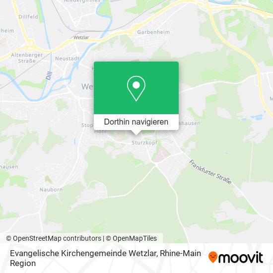 Evangelische Kirchengemeinde Wetzlar Karte