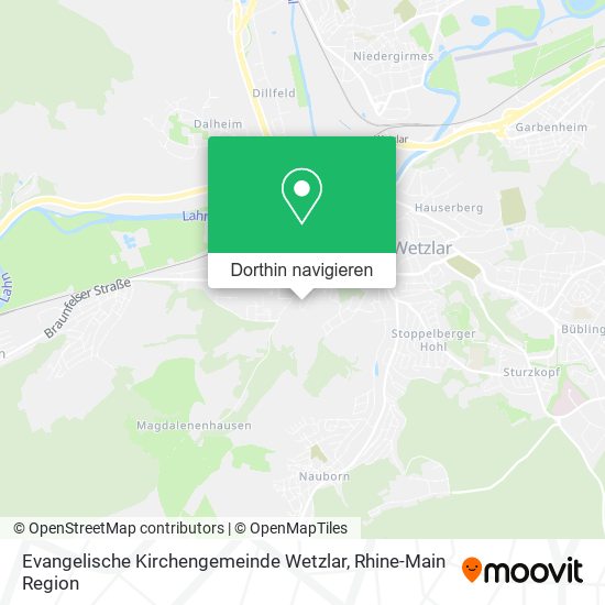 Evangelische Kirchengemeinde Wetzlar Karte