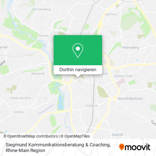 Siegmund Kommunikationsberatung & Coaching Karte