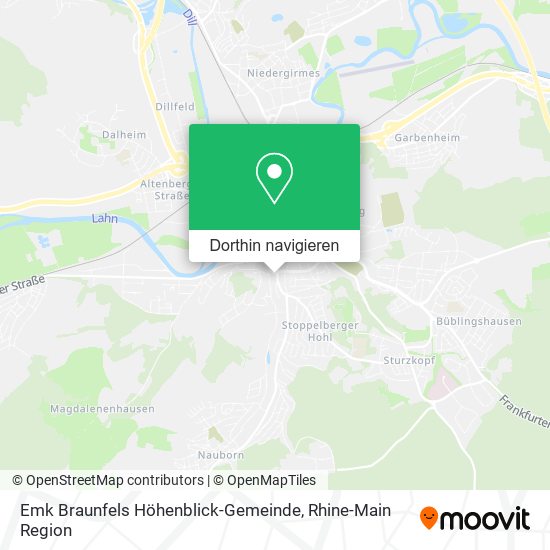 Emk Braunfels Höhenblick-Gemeinde Karte