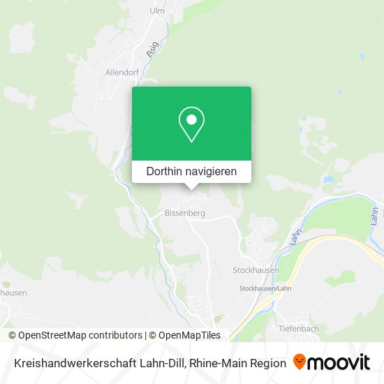 Kreishandwerkerschaft Lahn-Dill Karte