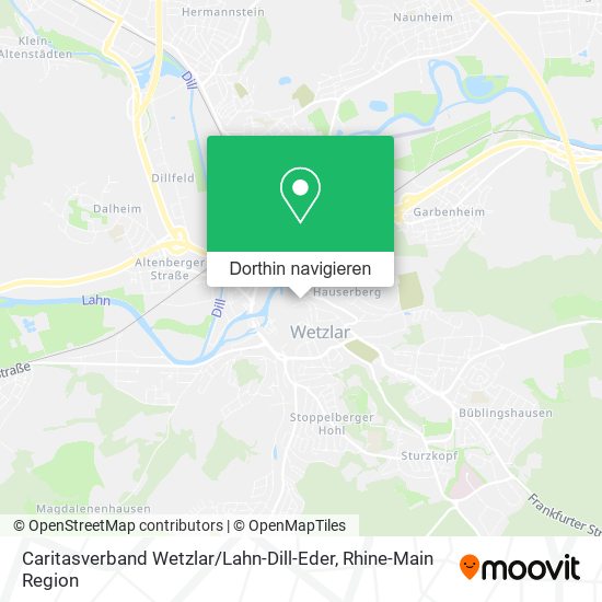 Caritasverband Wetzlar / Lahn-Dill-Eder Karte