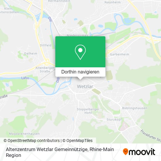 Altenzentrum Wetzlar Gemeinnützige Karte