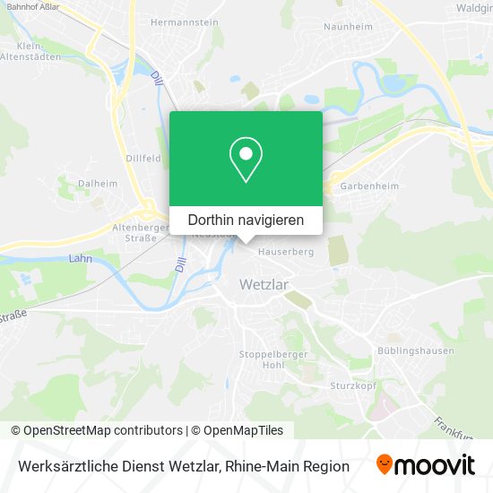 Werksärztliche Dienst Wetzlar Karte