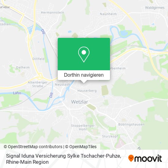 Signal Iduna Versicherung Sylke Tschacher-Puhze Karte