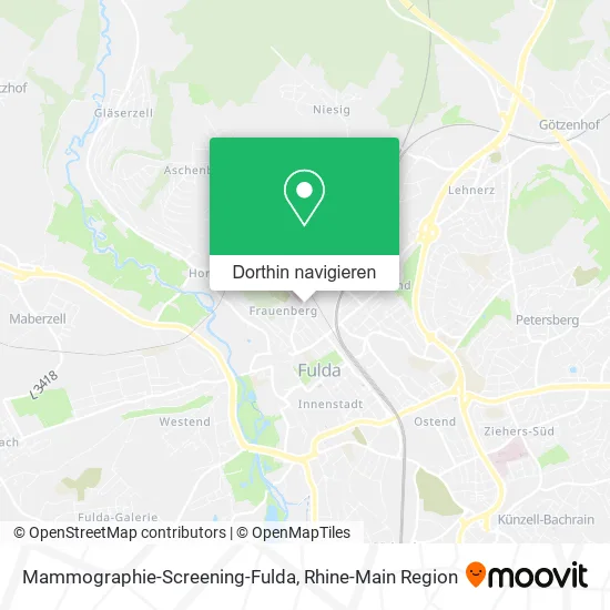 Mammographie-Screening-Fulda Karte