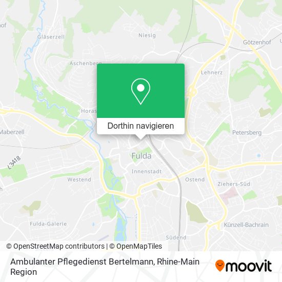 Ambulanter Pflegedienst Bertelmann Karte