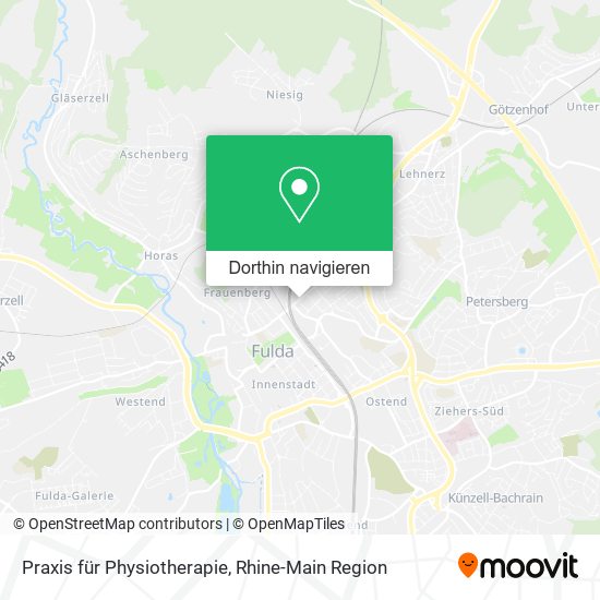 Praxis für Physiotherapie Karte