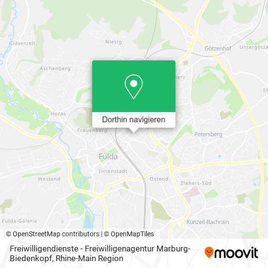 Freiwilligendienste - Freiwilligenagentur Marburg-Biedenkopf Karte