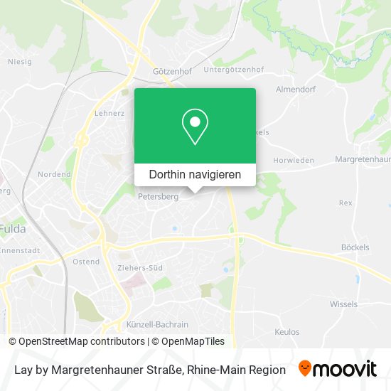 Lay by Margretenhauner Straße Karte