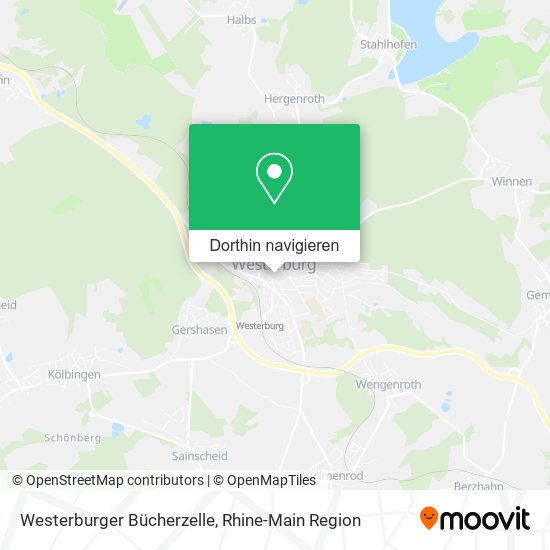 Westerburger Bücherzelle Karte