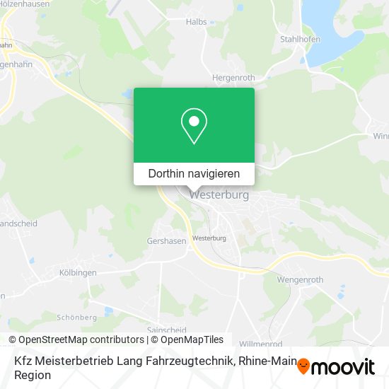 Kfz Meisterbetrieb Lang Fahrzeugtechnik Karte
