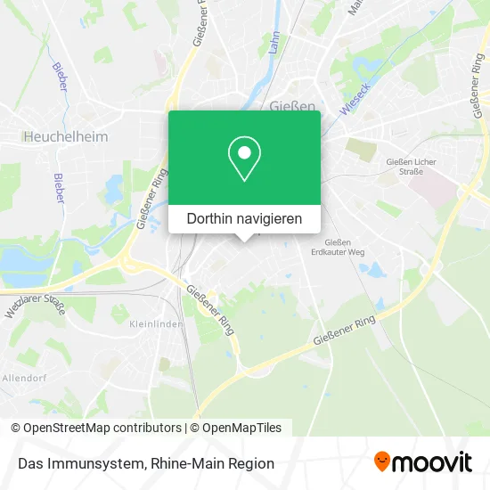 Das Immunsystem Karte