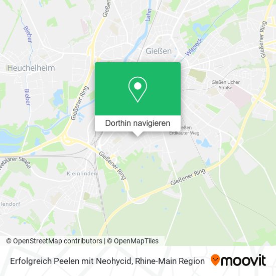 Erfolgreich Peelen mit Neohycid Karte