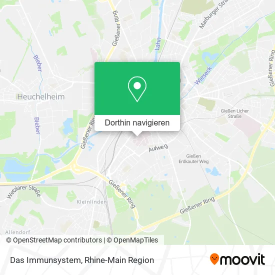 Das Immunsystem Karte