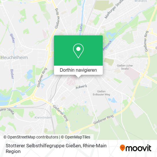 Stotterer Selbsthilfegruppe Gießen Karte