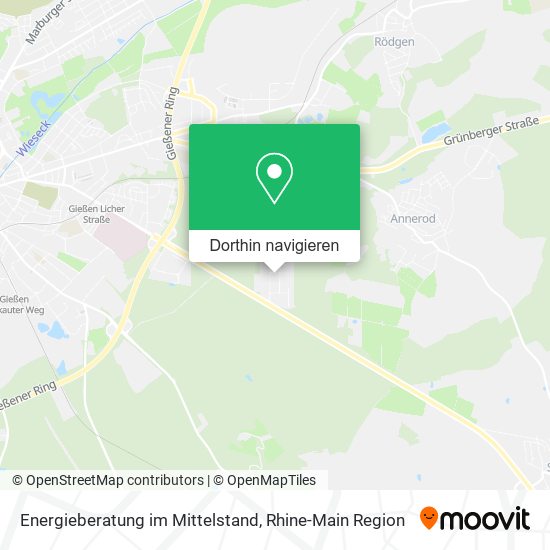 Energieberatung im Mittelstand Karte