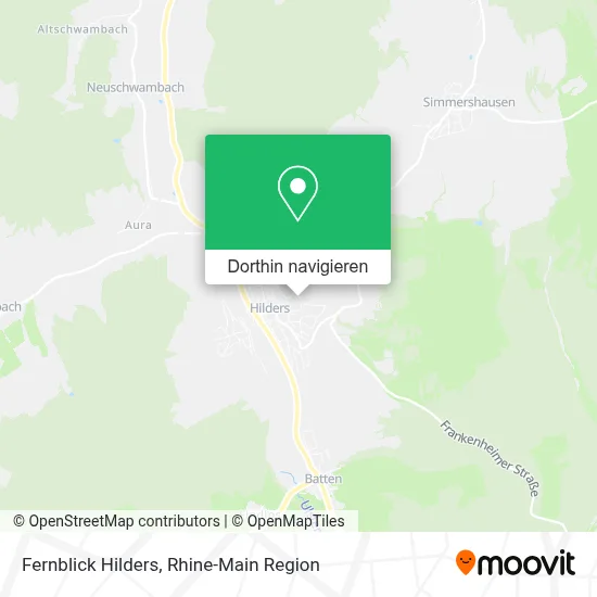 Fernblick Hilders Karte