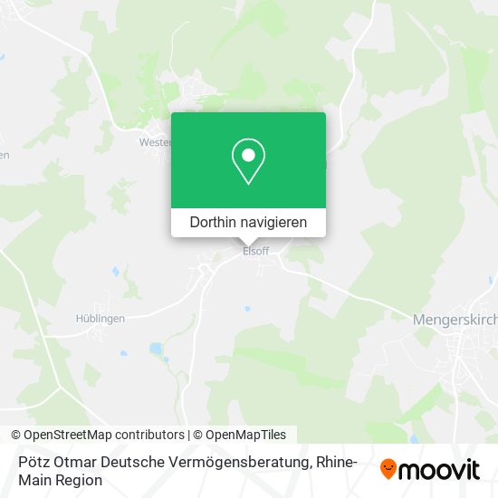 Pötz Otmar Deutsche Vermögensberatung Karte