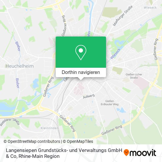 Langensiepen Grundstücks- und Verwaltungs GmbH & Co Karte