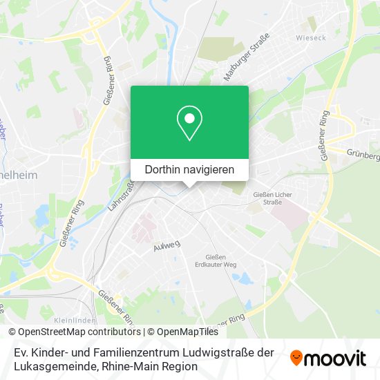 Ev. Kinder- und Familienzentrum Ludwigstraße der Lukasgemeinde Karte