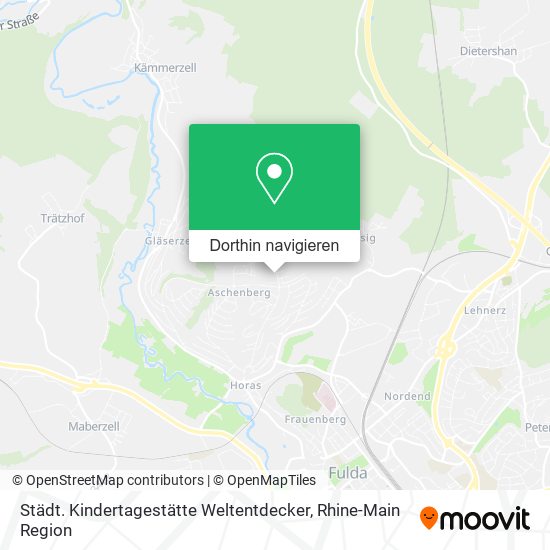 Städt. Kindertagestätte Weltentdecker Karte
