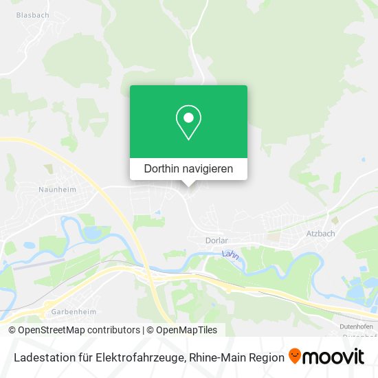 Ladestation für Elektrofahrzeuge Karte