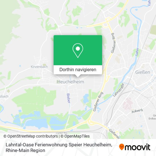 Lahntal-Oase Ferienwohnung Speier Heuchelheim Karte