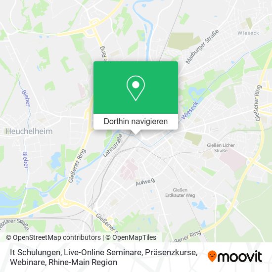 It Schulungen, Live-Online Seminare, Präsenzkurse, Webinare Karte