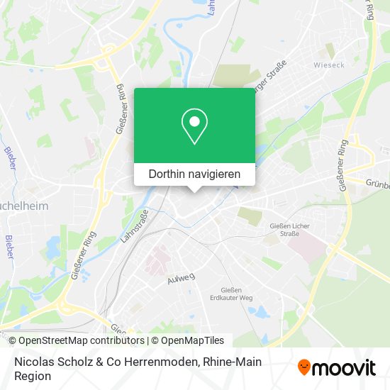 Nicolas Scholz & Co Herrenmoden Karte