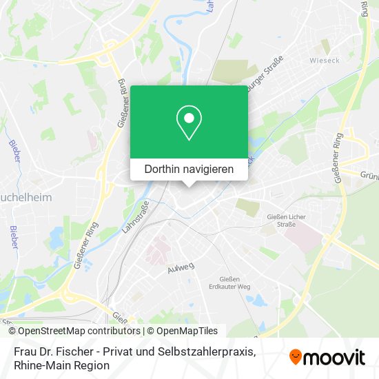 Frau Dr. Fischer - Privat und Selbstzahlerpraxis Karte