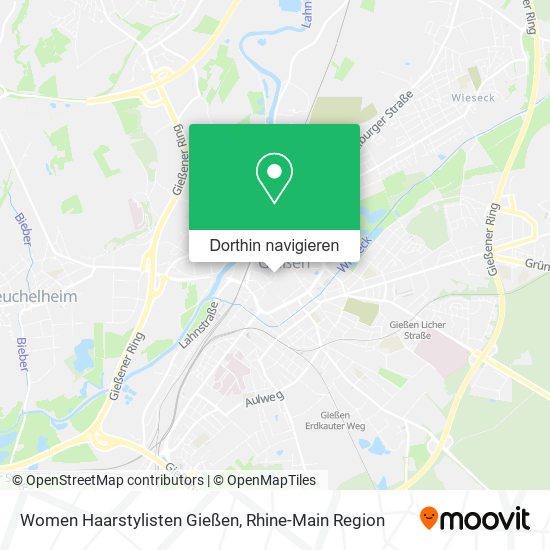 Women Haarstylisten Gießen Karte