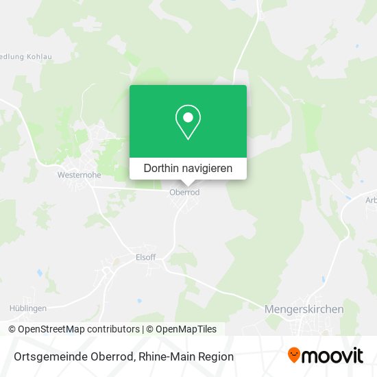 Ortsgemeinde Oberrod Karte