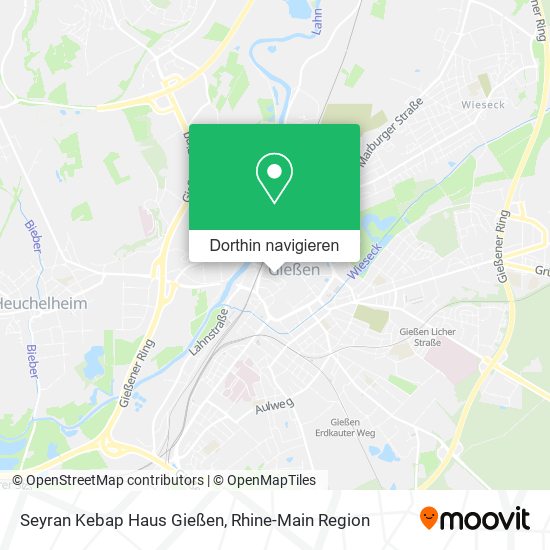 Seyran Kebap Haus Gießen Karte